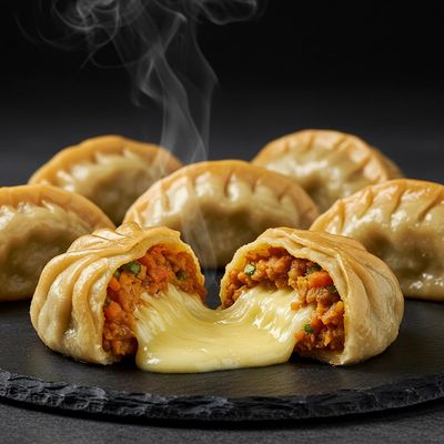 Veg Cheese Steam Momos